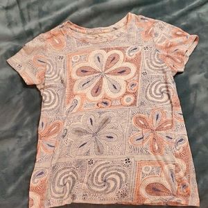Lucky Brand Boho Printed Tee